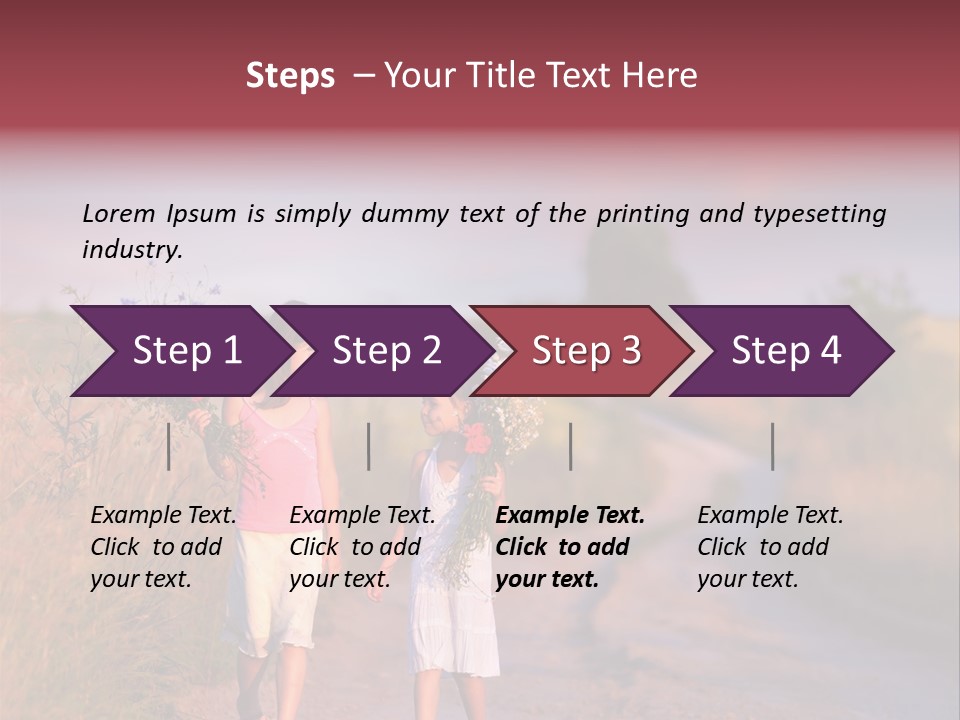 Child Poppy Love PowerPoint Template