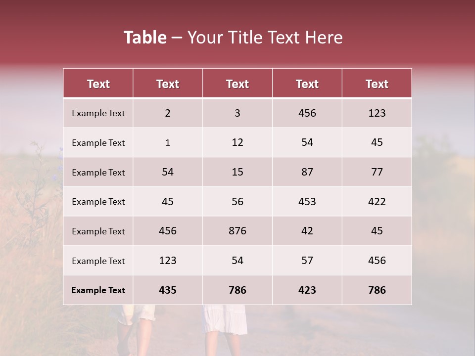 Child Poppy Love PowerPoint Template