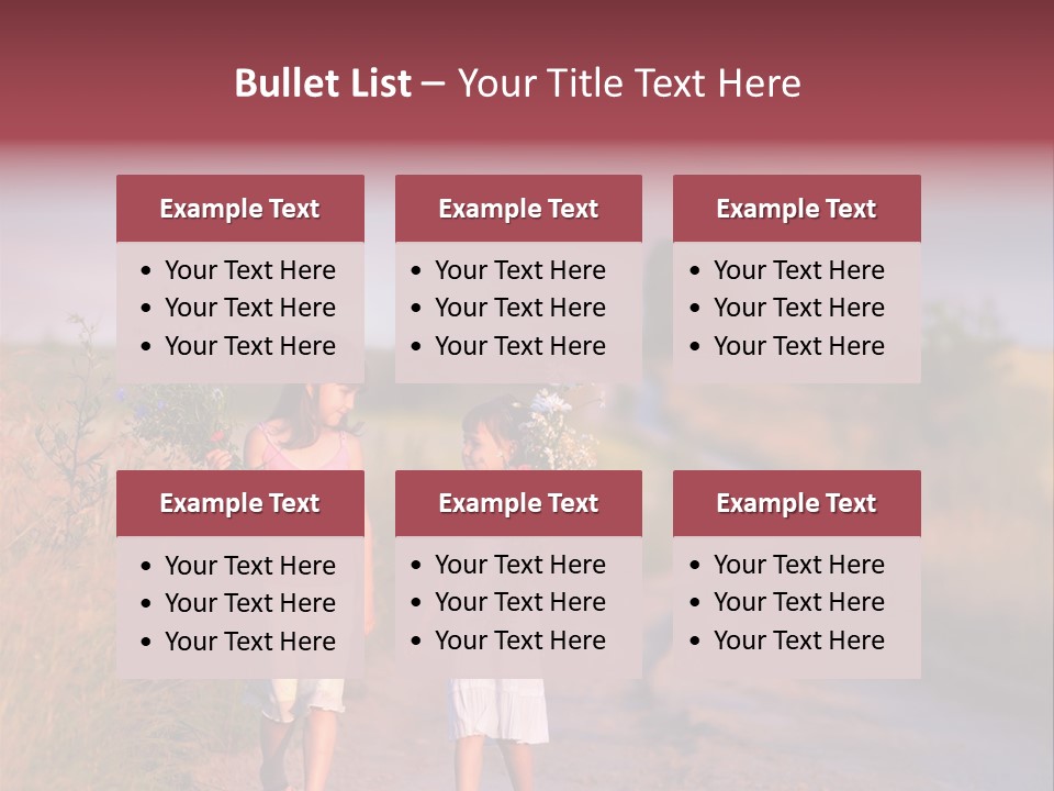 Child Poppy Love PowerPoint Template