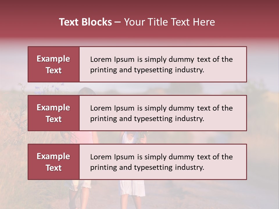 Child Poppy Love PowerPoint Template
