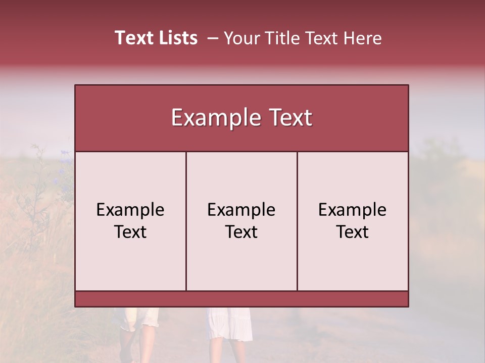 Child Poppy Love PowerPoint Template