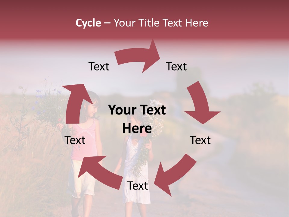 Child Poppy Love PowerPoint Template