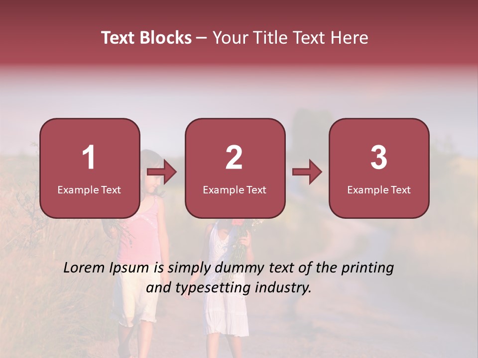 Child Poppy Love PowerPoint Template