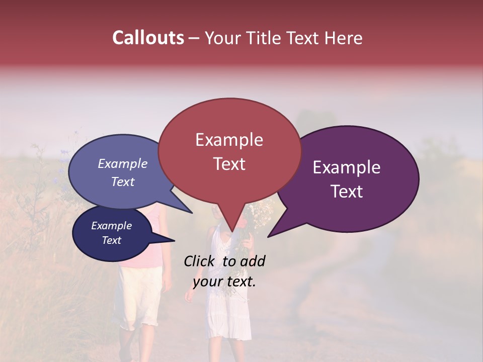 Child Poppy Love PowerPoint Template