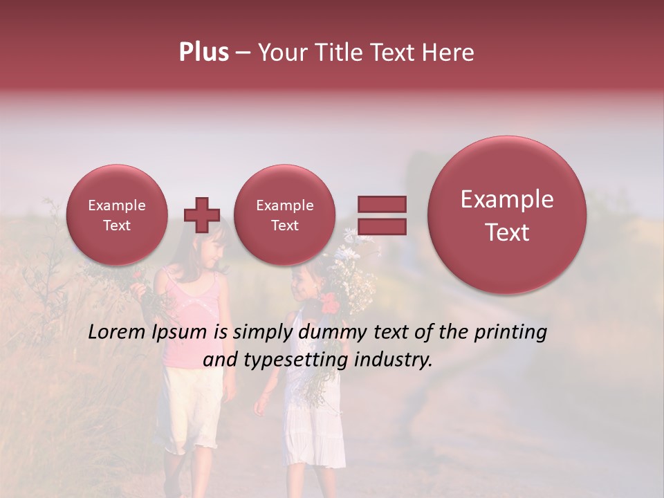 Child Poppy Love PowerPoint Template