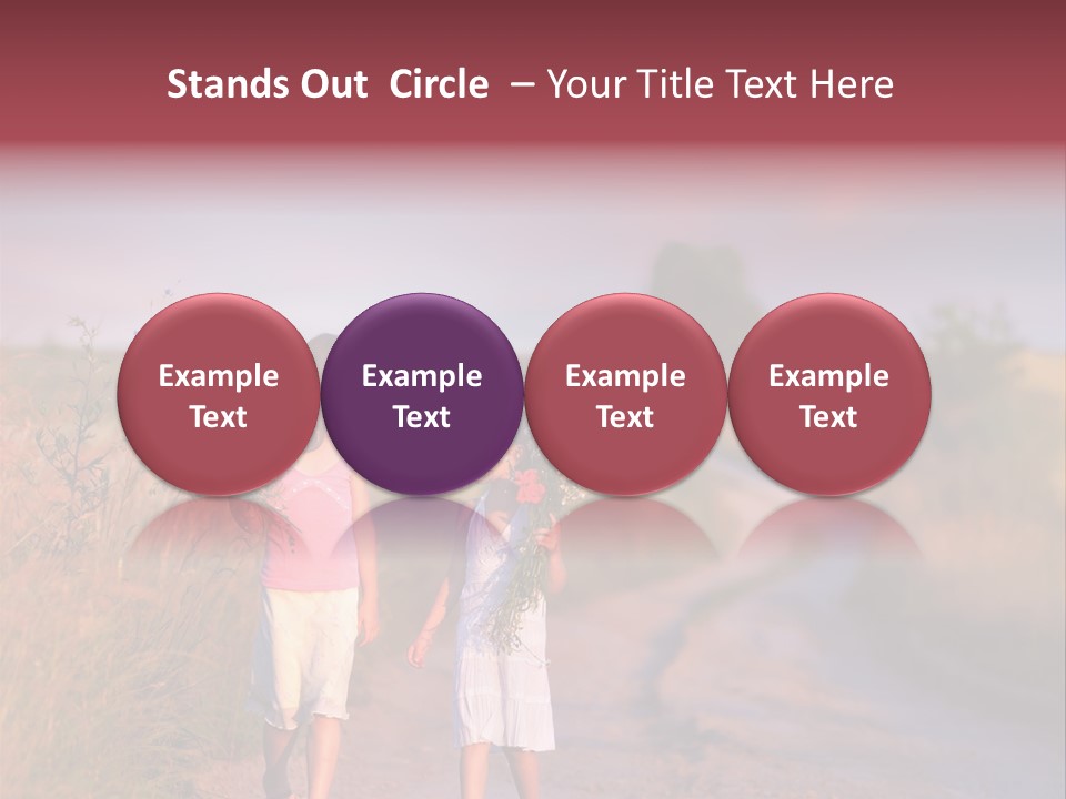 Child Poppy Love PowerPoint Template