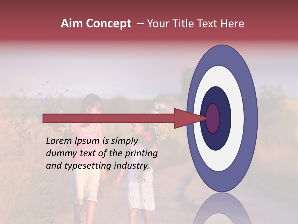 Child Poppy Love PowerPoint Template