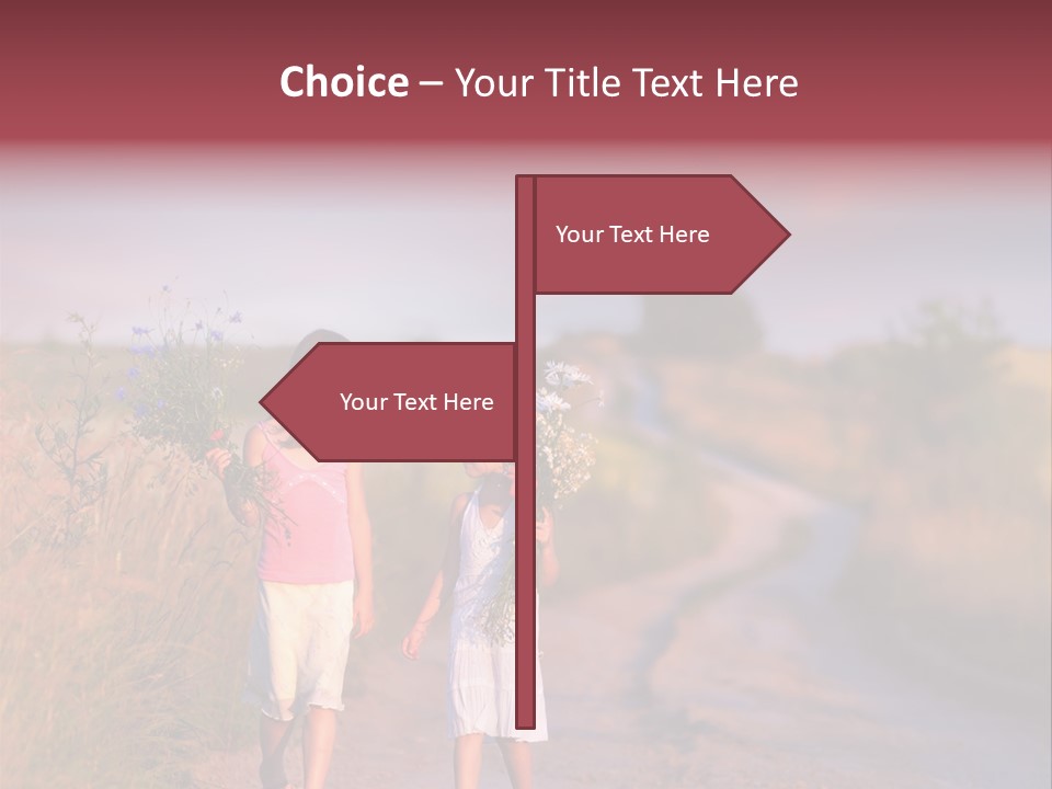 Child Poppy Love PowerPoint Template