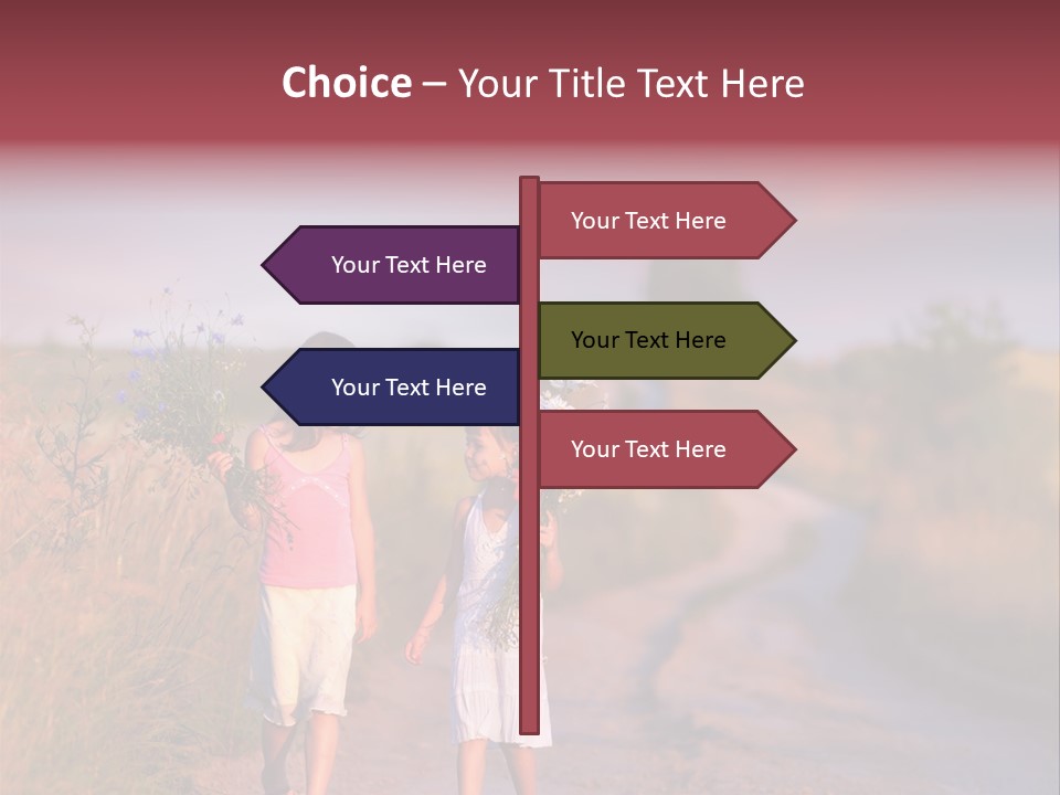 Child Poppy Love PowerPoint Template