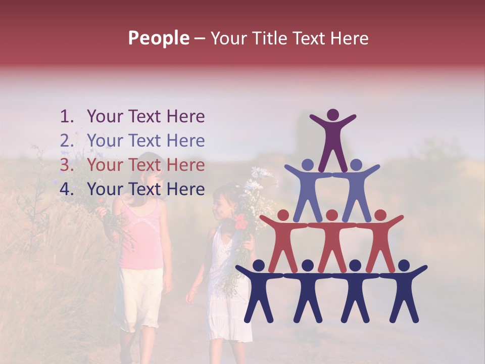 Child Poppy Love PowerPoint Template