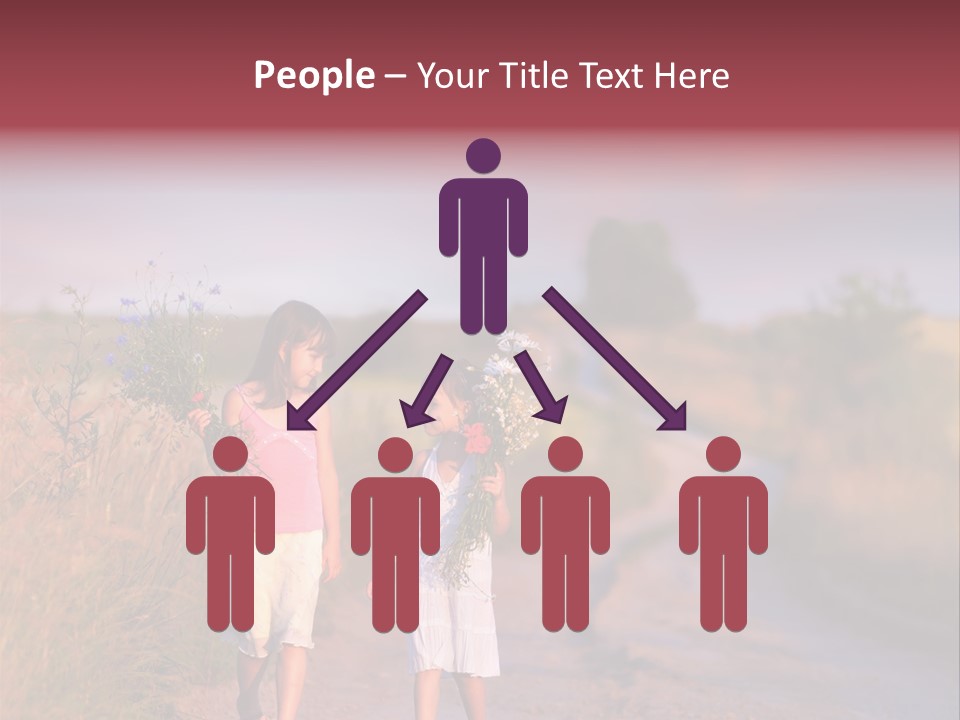 Child Poppy Love PowerPoint Template