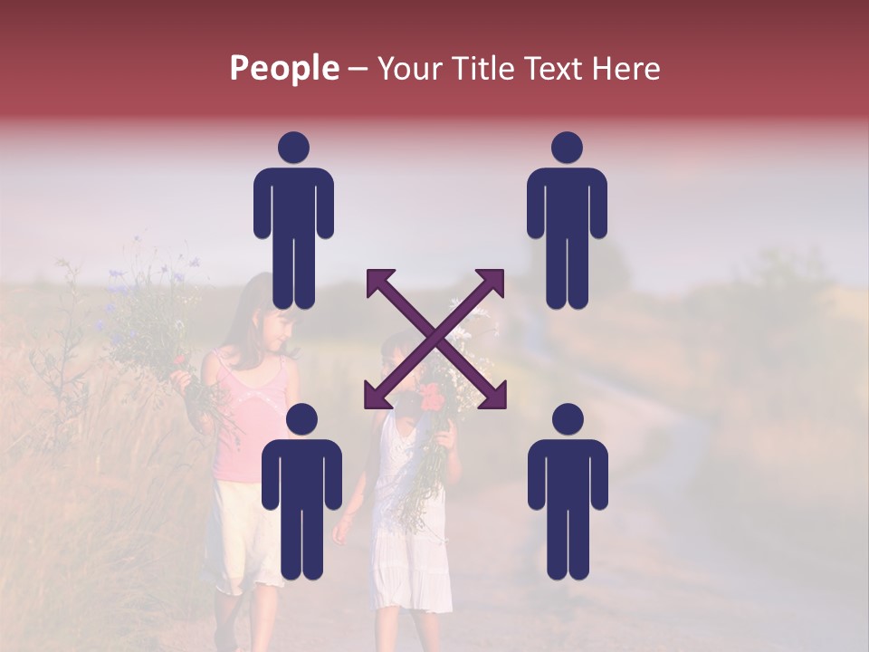 Child Poppy Love PowerPoint Template