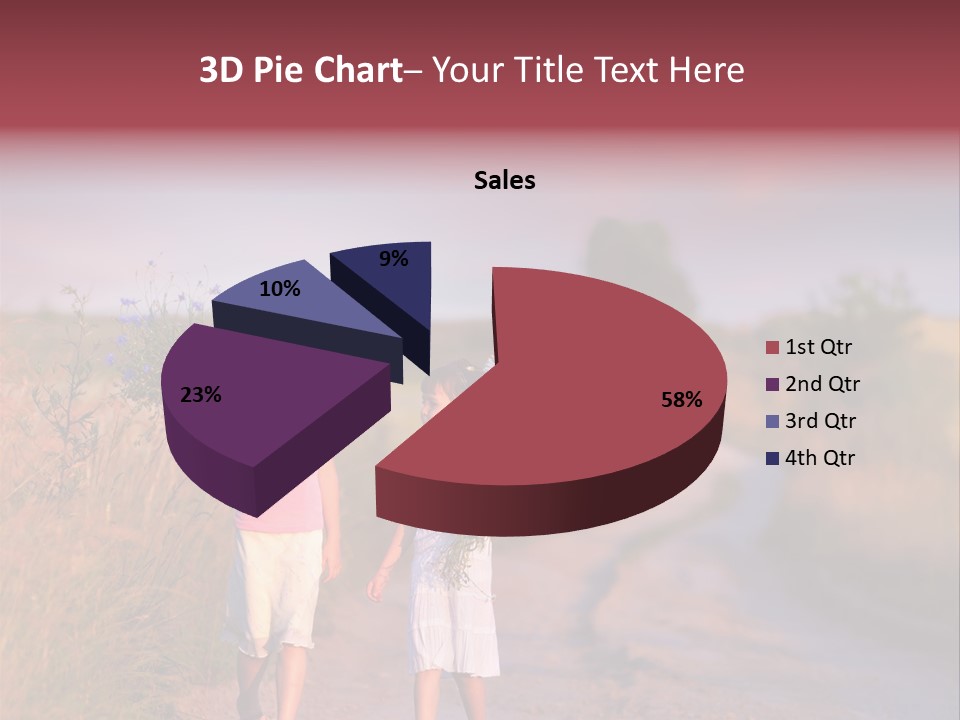 Child Poppy Love PowerPoint Template