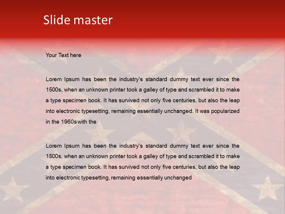 Dirty Design Retro PowerPoint Template