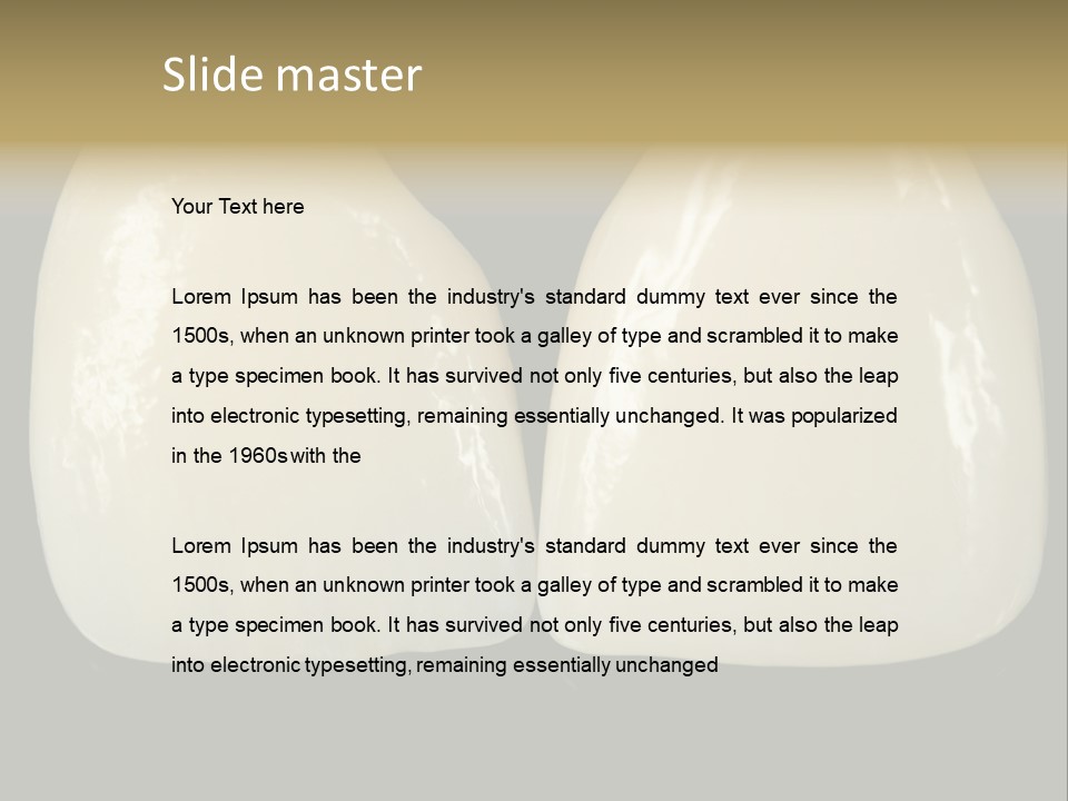 Treatment Costly Aesthetics PowerPoint Template