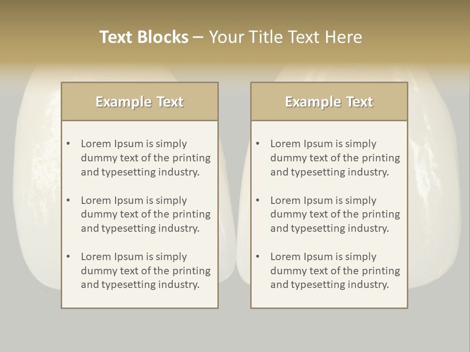 Treatment Costly Aesthetics PowerPoint Template