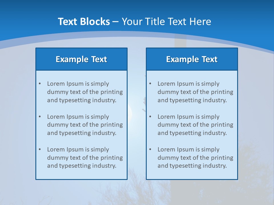 Hill Tourism Mountain PowerPoint Template