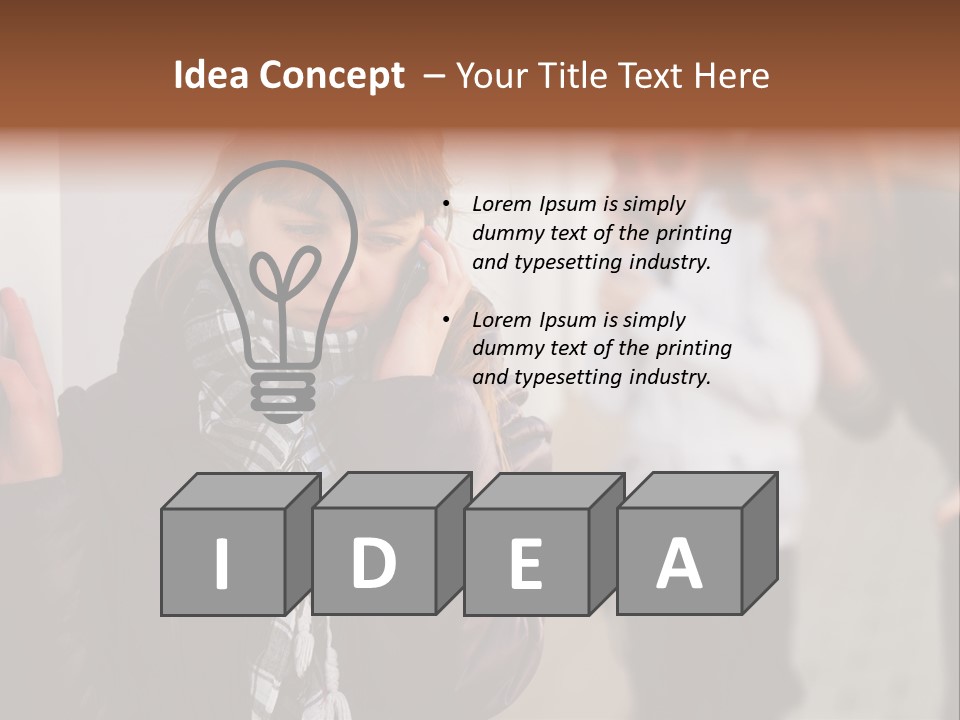 Day Outdoor Teenager PowerPoint Template