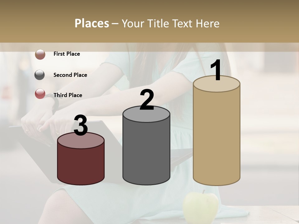 Studying Sitting Cute PowerPoint Template