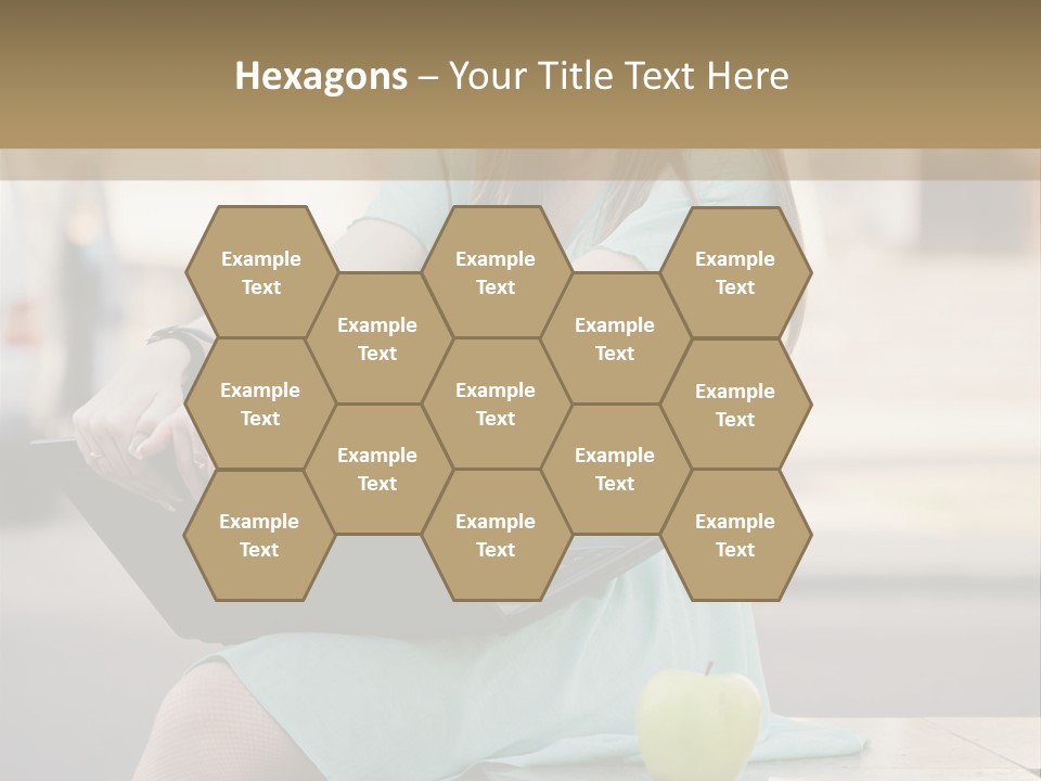 Studying Sitting Cute PowerPoint Template