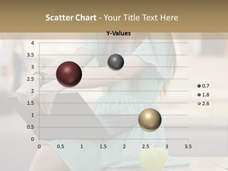 Studying Sitting Cute PowerPoint Template