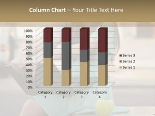 Studying Sitting Cute PowerPoint Template