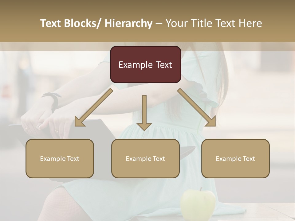 Studying Sitting Cute PowerPoint Template