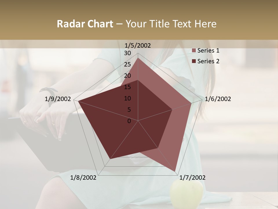 Studying Sitting Cute PowerPoint Template