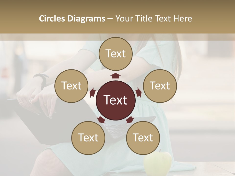 Studying Sitting Cute PowerPoint Template