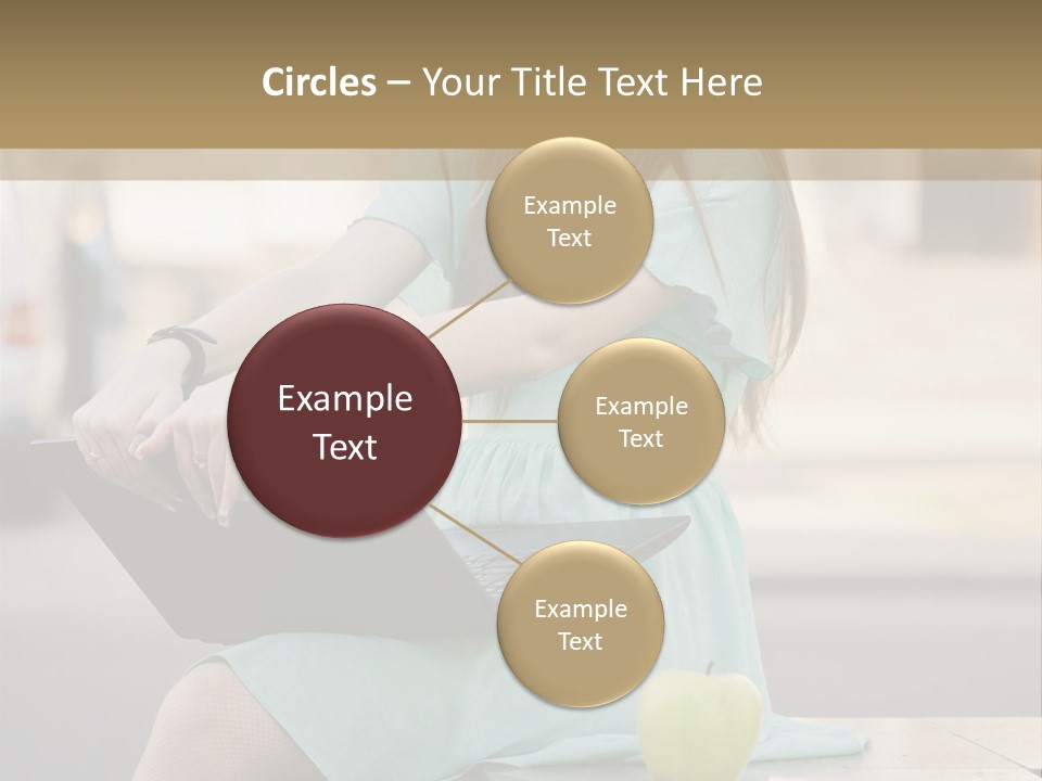 Studying Sitting Cute PowerPoint Template