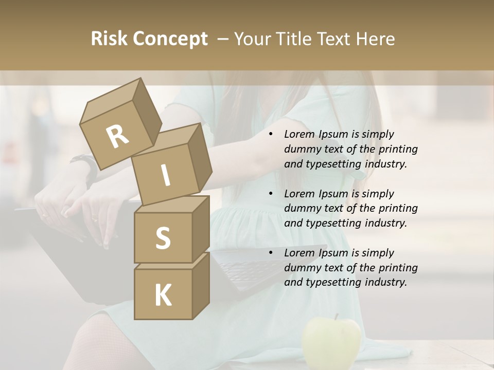 Studying Sitting Cute PowerPoint Template