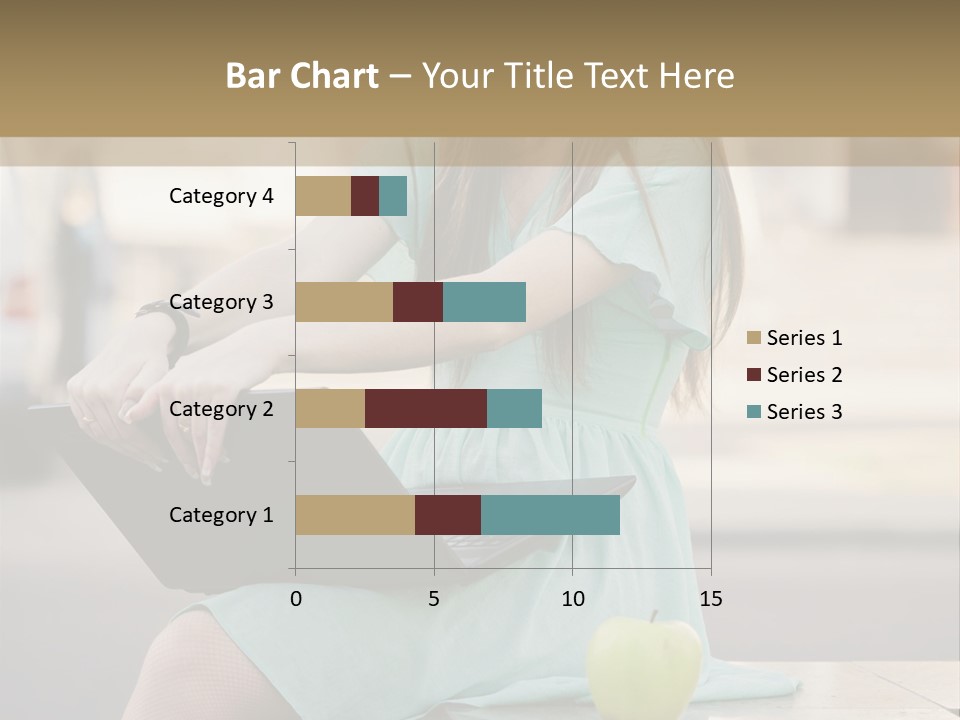 Studying Sitting Cute PowerPoint Template