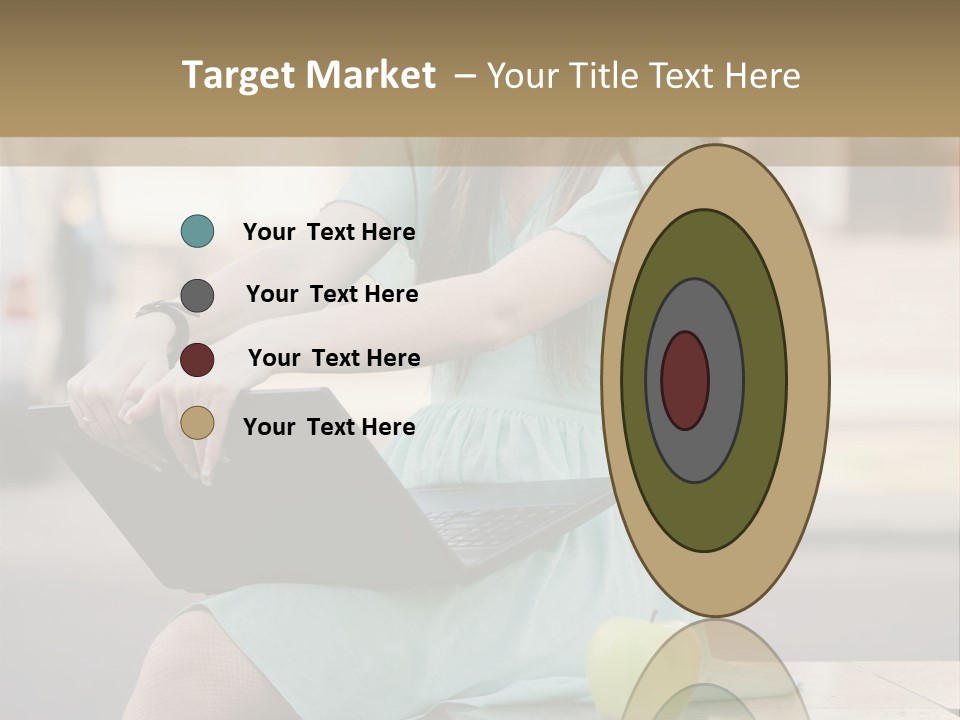 Studying Sitting Cute PowerPoint Template