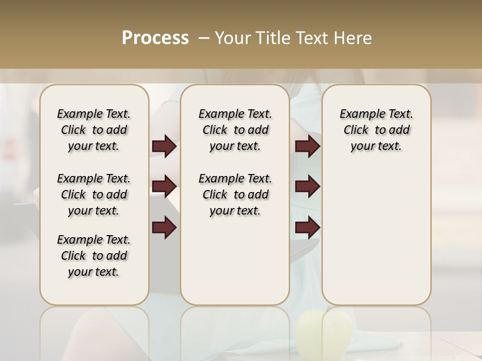 Studying Sitting Cute PowerPoint Template