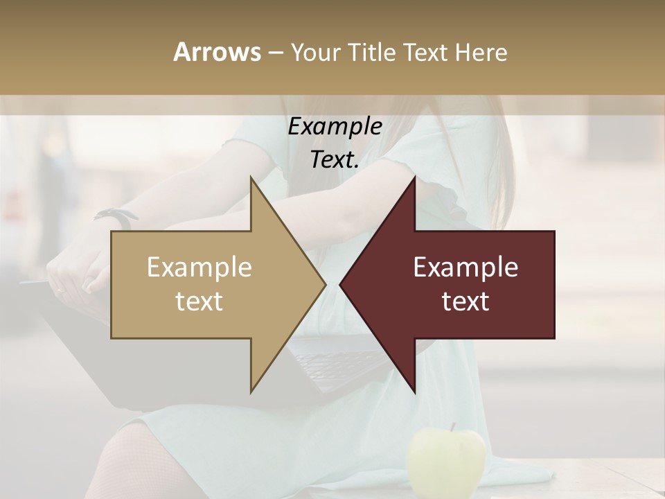 Studying Sitting Cute PowerPoint Template