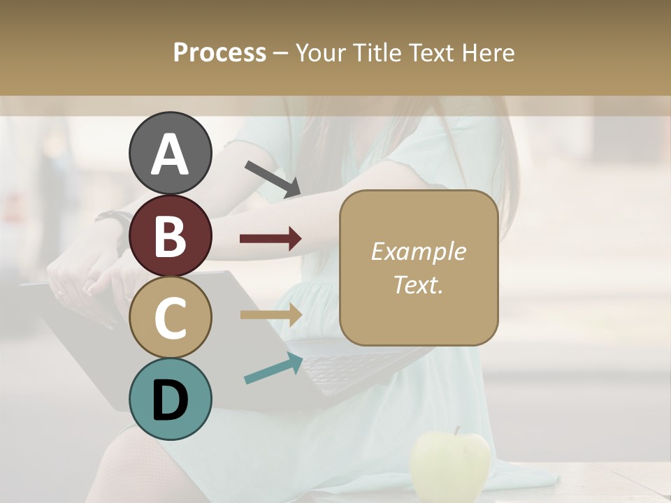 Studying Sitting Cute PowerPoint Template