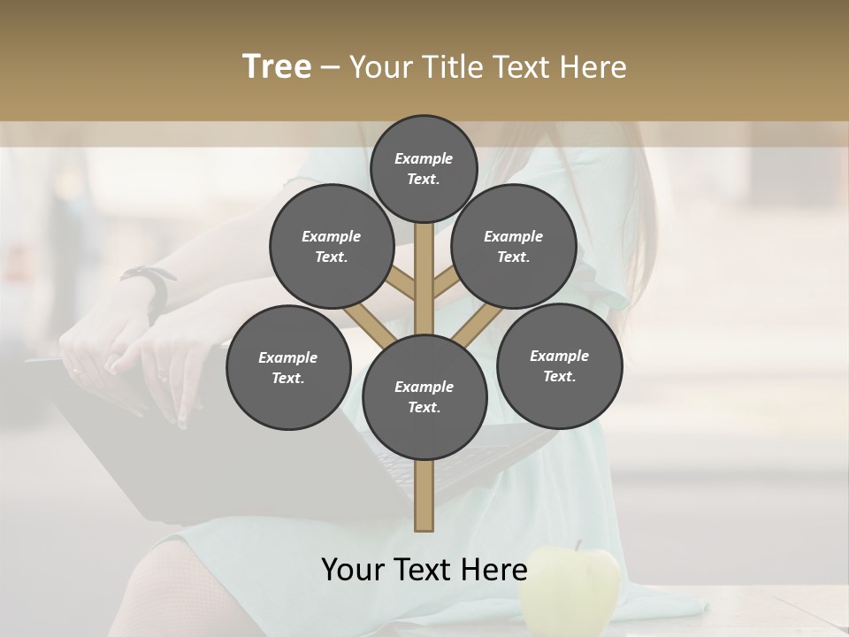 Studying Sitting Cute PowerPoint Template