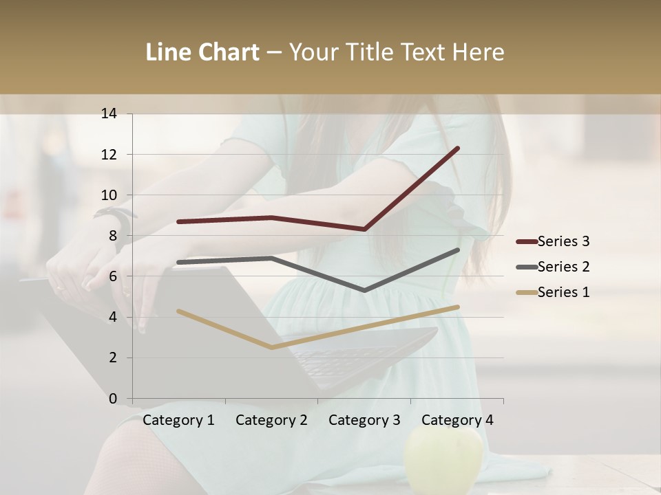 Studying Sitting Cute PowerPoint Template