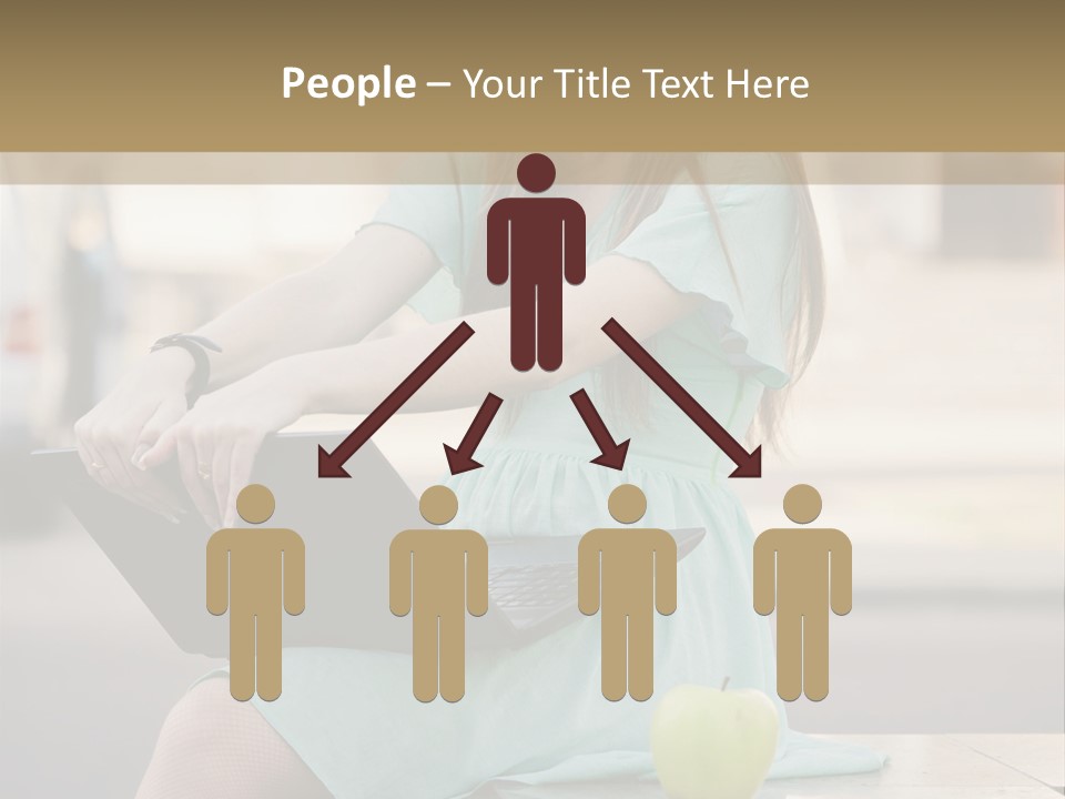 Studying Sitting Cute PowerPoint Template