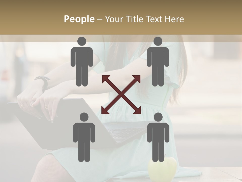 Studying Sitting Cute PowerPoint Template