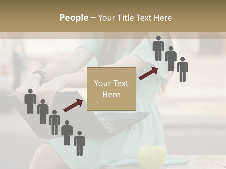 Studying Sitting Cute PowerPoint Template