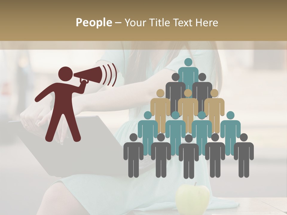 Studying Sitting Cute PowerPoint Template