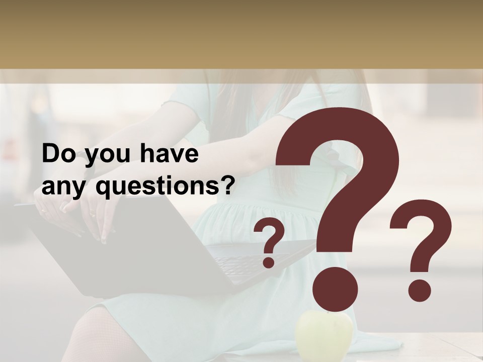 Studying Sitting Cute PowerPoint Template