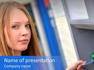 Machine Customer Young PowerPoint Template