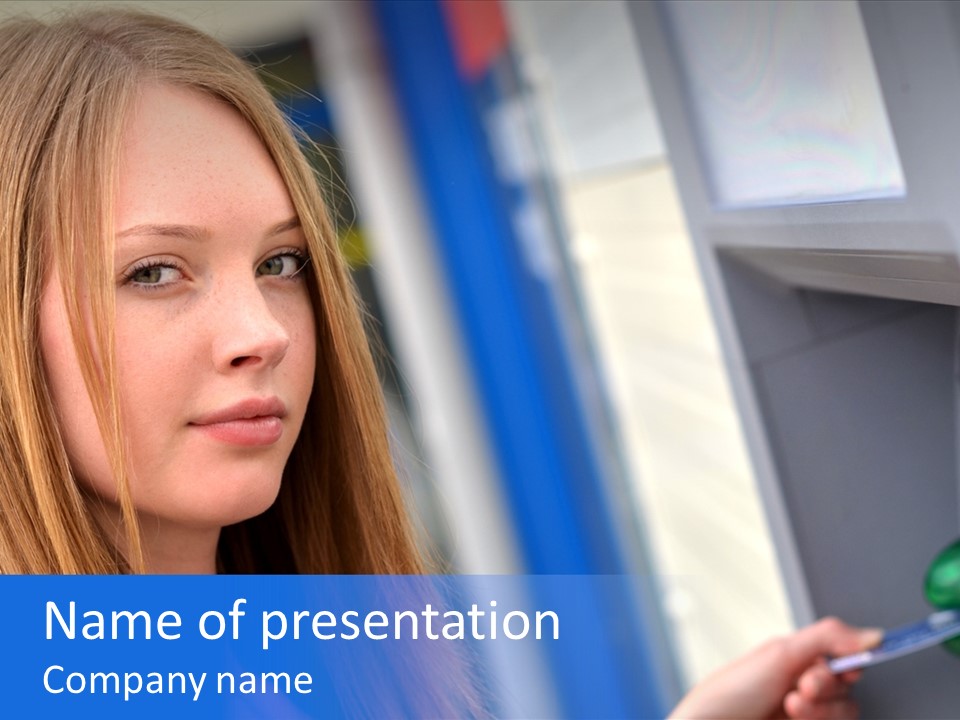 Machine Customer Young PowerPoint Template