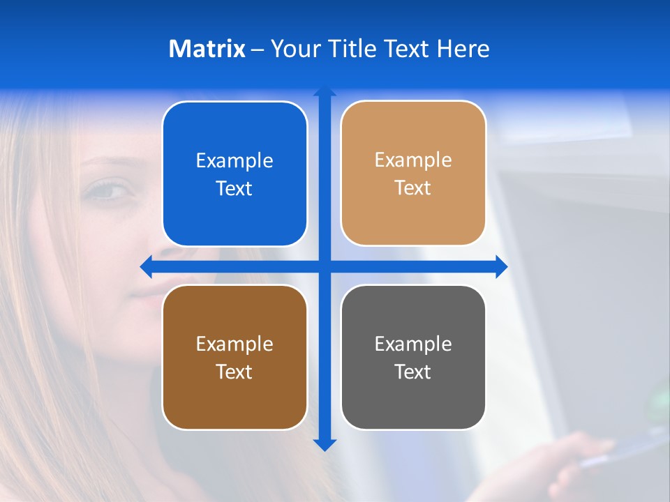 Machine Customer Young PowerPoint Template