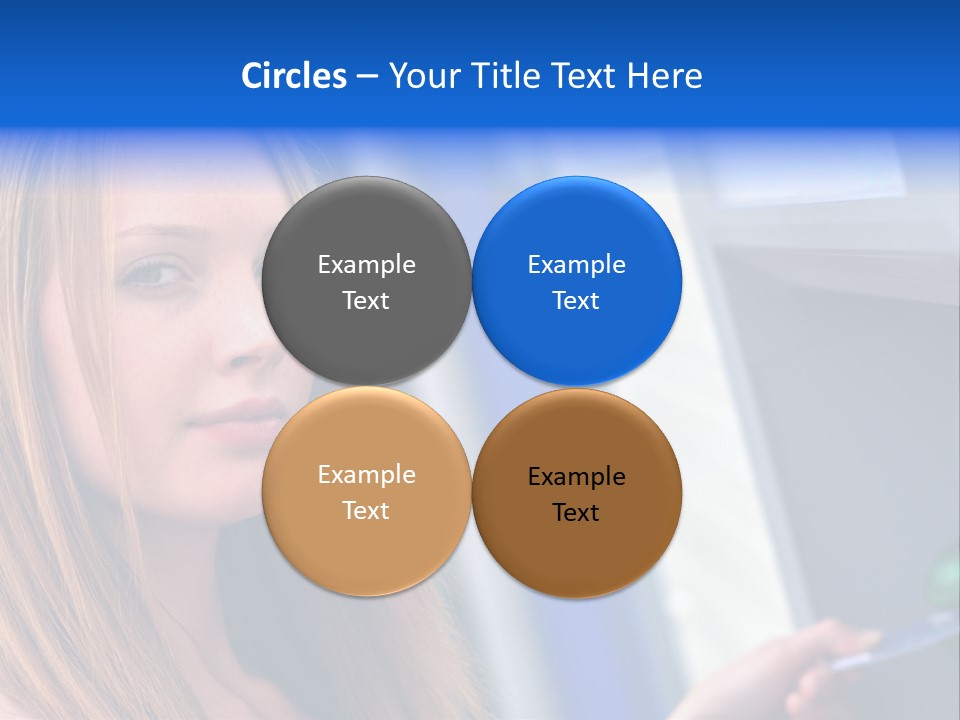 Machine Customer Young PowerPoint Template