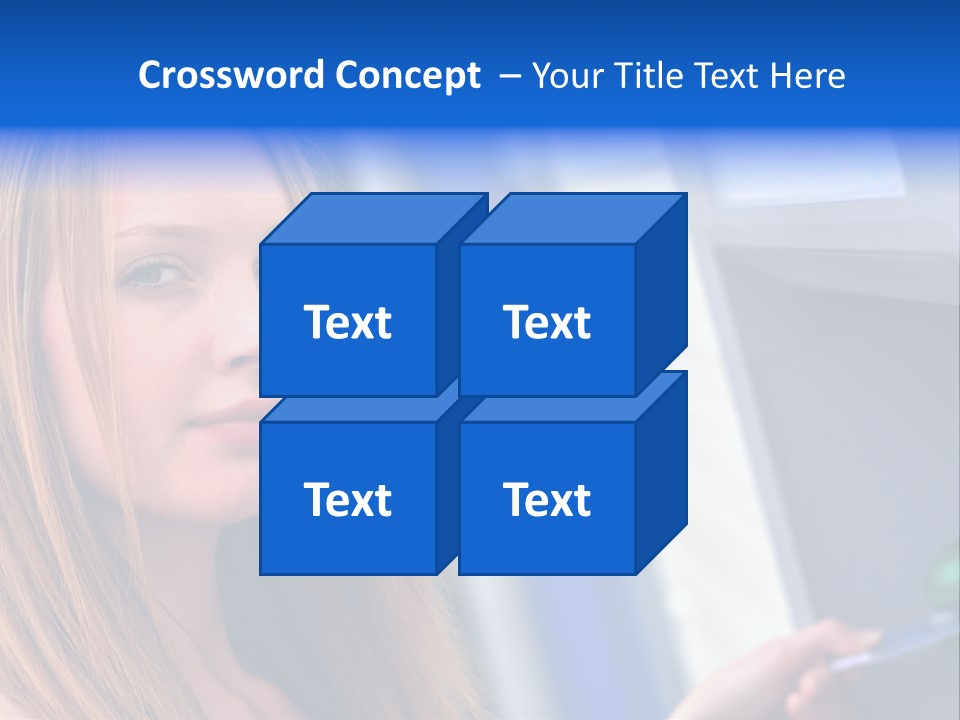 Machine Customer Young PowerPoint Template