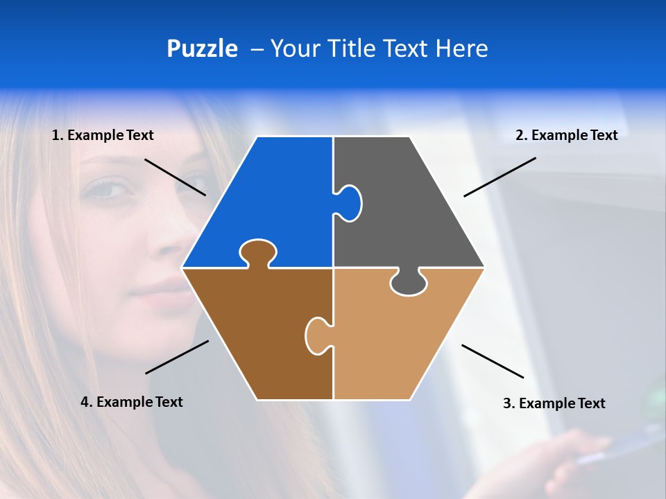 Machine Customer Young PowerPoint Template