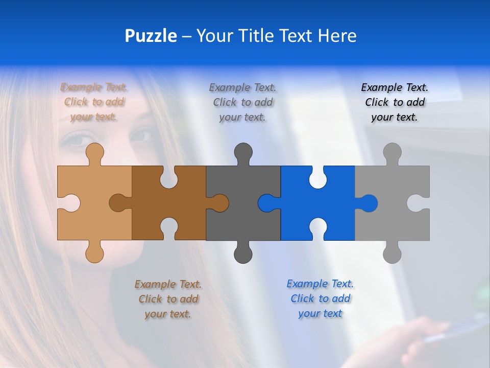 Machine Customer Young PowerPoint Template